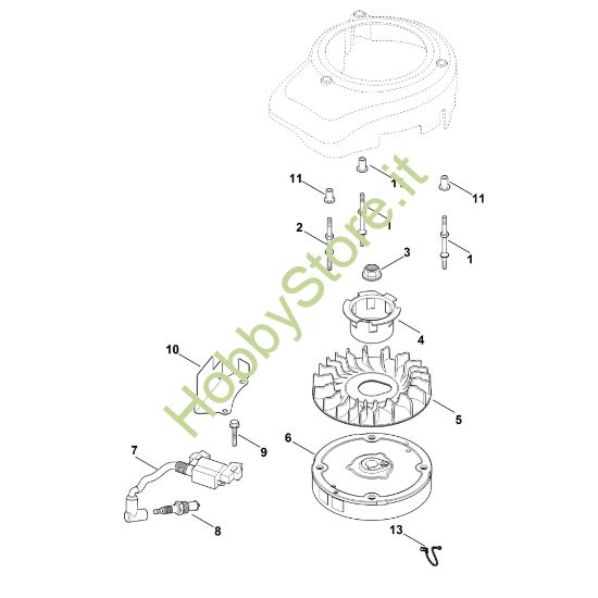 Picture of J - Impianto di accesione HD775 (HD775-3024)